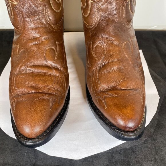 Men's 10D Vintage Durango Brown Work Boot with Rubber Heel, Vintage Durango - Picture 4 of 11